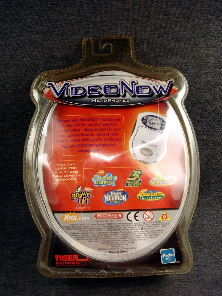 Auriculares dedicados Tiger VideoNow reproductor de video nuevos sin usar Foto 2 de 2