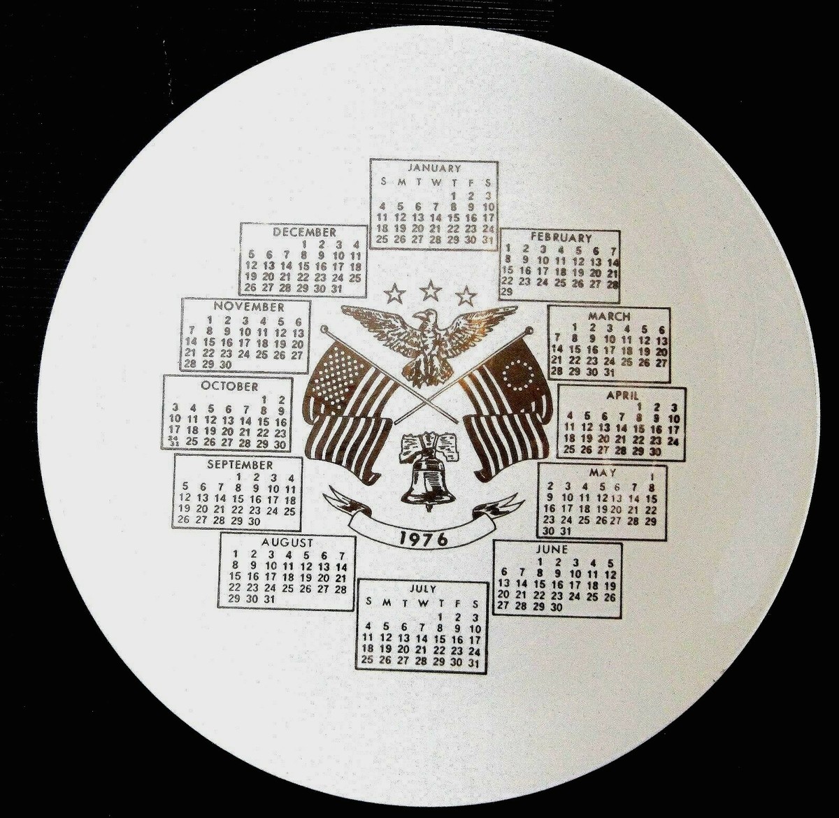 カレンダープレート
カレンダープレート ２００７年 VINTAGE 1976 BICENTENNIAL CALENDAR PLATE | eBay