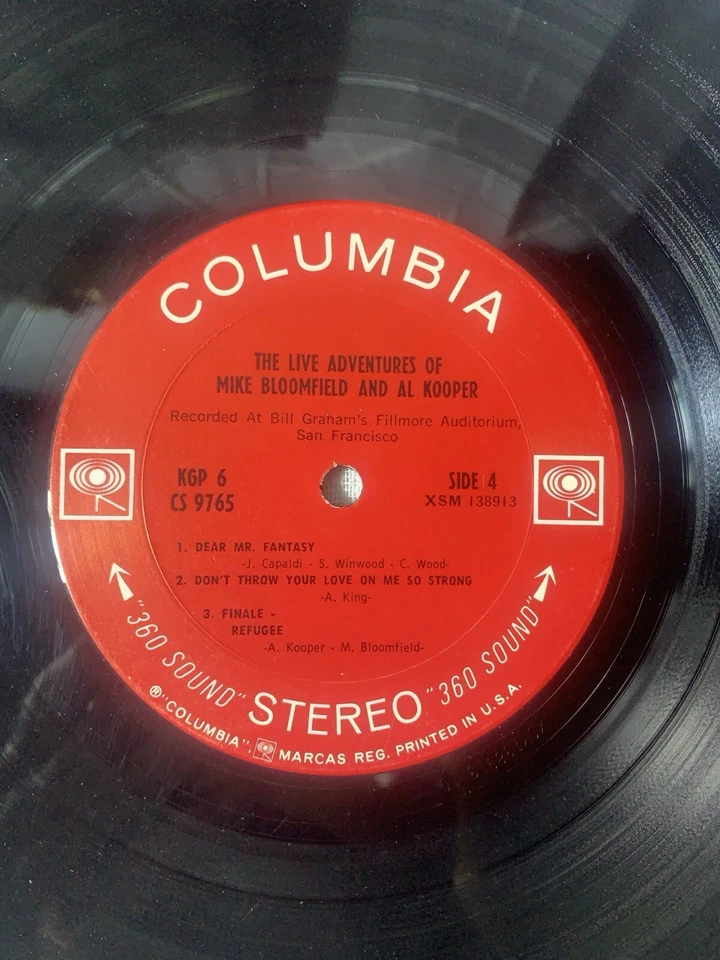 Mike Bloomfield & Al Kooper / The Live Adventures / Columbia LP / Mint 1st Press - Image 3 of 4