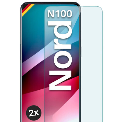 2x Echt Glas für OnePlus Nord N100 Panzerfolie Hartglas Premium Displayschutz