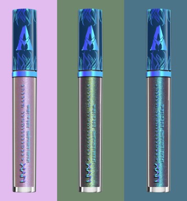 3 NYX Limited AVATAR Pandora Luminescent Lip Gloss Biolume Illuminate Shimmering