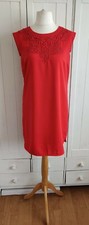 Oasis Red Lace Dress Size 12