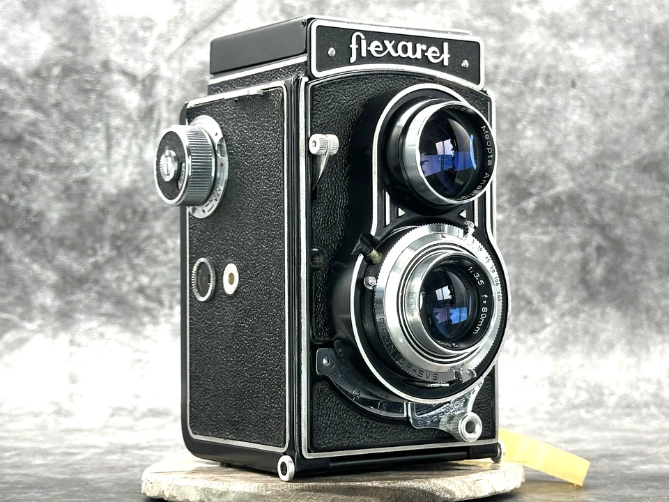[Near MINT] MEOPTA Flexaret IV TLR Film Camera Belar 80mm f3.5 Lens w/Lens cap - Photo 3/4