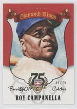 2014 Panini Hall of Fame Diamond Kings Red 37/75 Roy Campanella #36 HOF 0ad