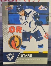 22-23 Upper Deck CHL Ethan Gauthier SP Stars 🚨🚨🚨 Tampa Bay Lightning 