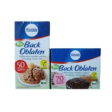 Kuchle Back Oblaten Round Baking Wafers Lebkuchen Cookie Base 50mm 70mm 2 Pack