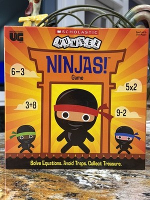 Scholastic Number Ninjas! Game --Math Strategy Board Game 