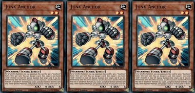 3x Junk Anchor | BLAR-EN065 | UR | 1st Ed | NM | YuGiOh