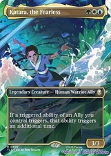 Katara, the Fearless (Borderless) NM #305 TLA Magic