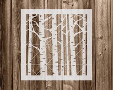 Trees Stencil, Reusable Stencil For Painting, 2210