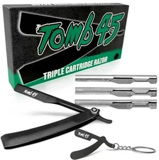 Tomb45 Black Triple Cartridge Razor Holder