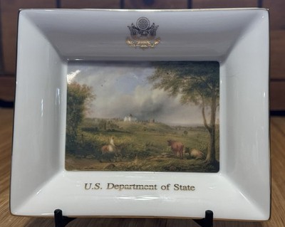 US Dept of State Dish Diplomatic Reception Rooms of the Capitol Washington DC
