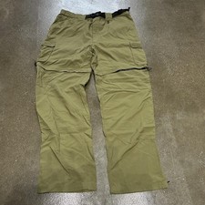 Boy Scouts Of America Pants Mens Green Switchback Zip Off Convertible Nylon