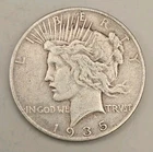 1935 Peace Silver Dollar - Philadelphia Mint