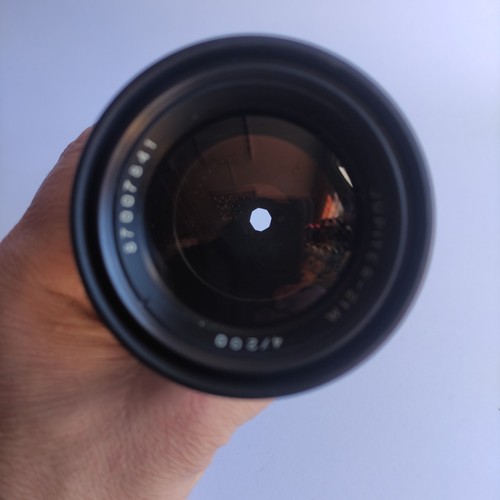 JUPITER 21M F/4 200mm m42 Soviet SLR LENS telephoto lens M42 mount - Picture 13 of 19