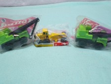 1994 Lot of 3 McDonalds Happy Meal Tonka Toys. Grader and Crane 2 New/Sealed
