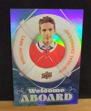 2024-25   lane hutson   ud series 2   welcome aboard   rookie  canadiens