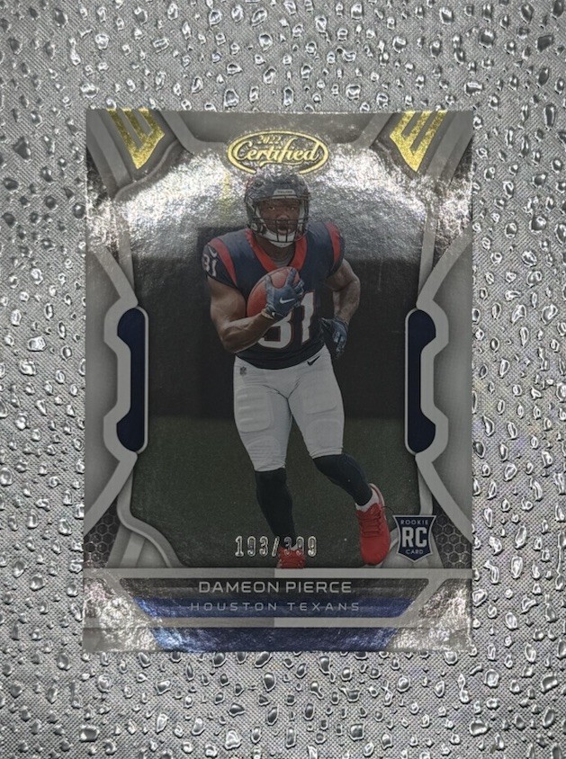 Dameon Pierce RC /399, Houston Texans RB, 2022 Panini Certified No. 125