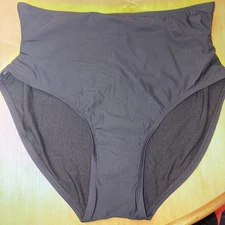 Assets by Spank Swim Bikini Bottom Brief Jet Black Size XL