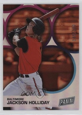 2023 Panini Father's Day Baseball Holo 186/199 Jackson Holliday #BB3 0y6s