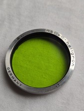 Excellent Original Rolleiflex Rollei RII hellgrun Light Green Filter R2 Bay 2