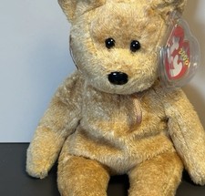 Ty Beanie Baby Cashew the Bear MWMT DOB April 22, 2000