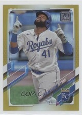 2021 Topps Gold Foil Carlos Santana #513 y5m