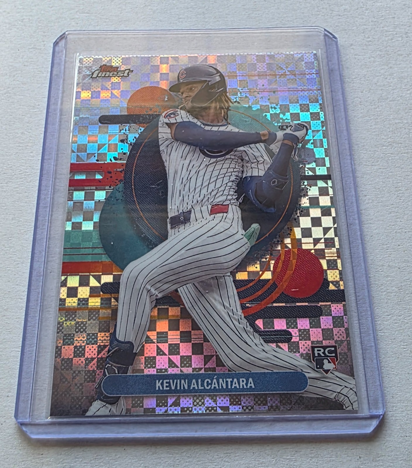 KEVIN ALCANTARA 2025 TOPPS FINEST UNCOMMON ROOKIE CHECKERBOARD RC