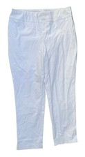 Chico's Pant Bottom Women's Size 10 Fabulously Slimming Cotton Blend READ