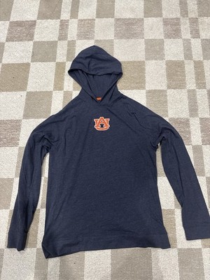 Auburn Tigers Hoodie Mens Medium Colosseum Navy Long Sleeve Hooded Shirt AU NCAA