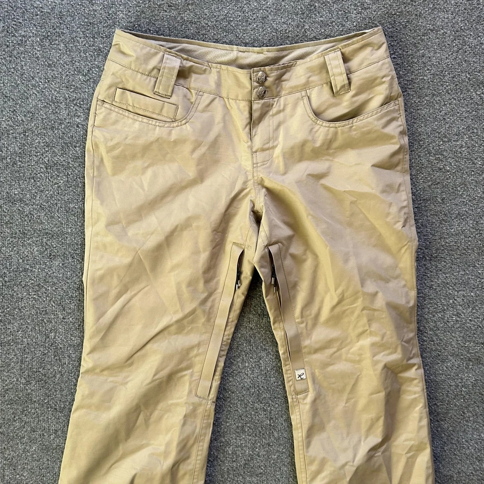 Holden Pants Women Large Khaki Water Resistant Insulated Vents Gaiters H Classic - Image 2 of 4