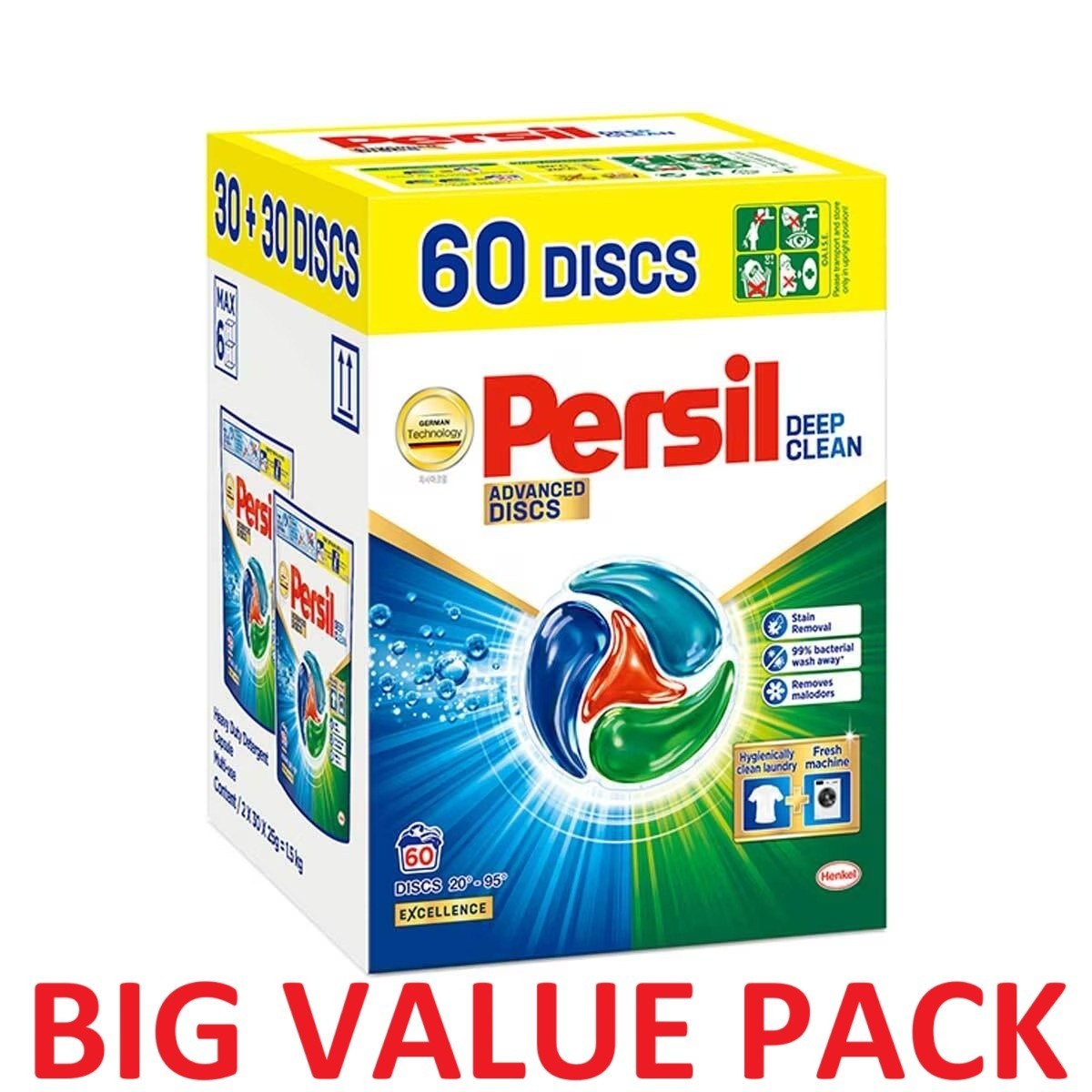 [BIG VALUE PACK] Persil Discs Capsule Detergent Washing Machine 25g x 60pc