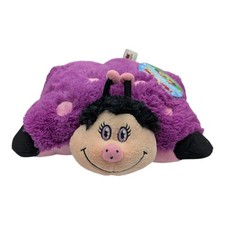 Pillow Pets Pee Wees Purple Dreamy Ladybug 11" Plush Stuffed Animal New with Tag