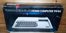 Texas Instruments TI 99 4A Home Computer Boxed Vintage With Cables