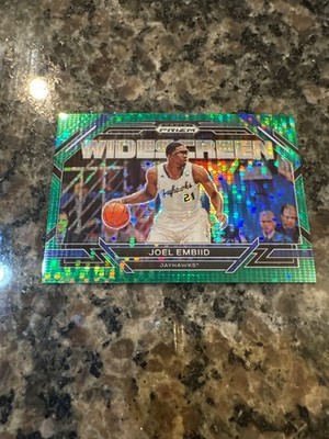 2023-24 Panini Prizm Draft Picks - Widescreen Joel Embiid #16 Green Prizm /25