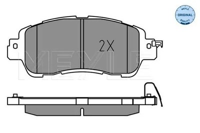 Bremsbeläge Vorderachse 025 222 3515 MEYLE für MAZDA 2