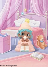 POP MART x Lil Peach Riot Sleepover Series Confirmed Frankie-Morning Coffee 