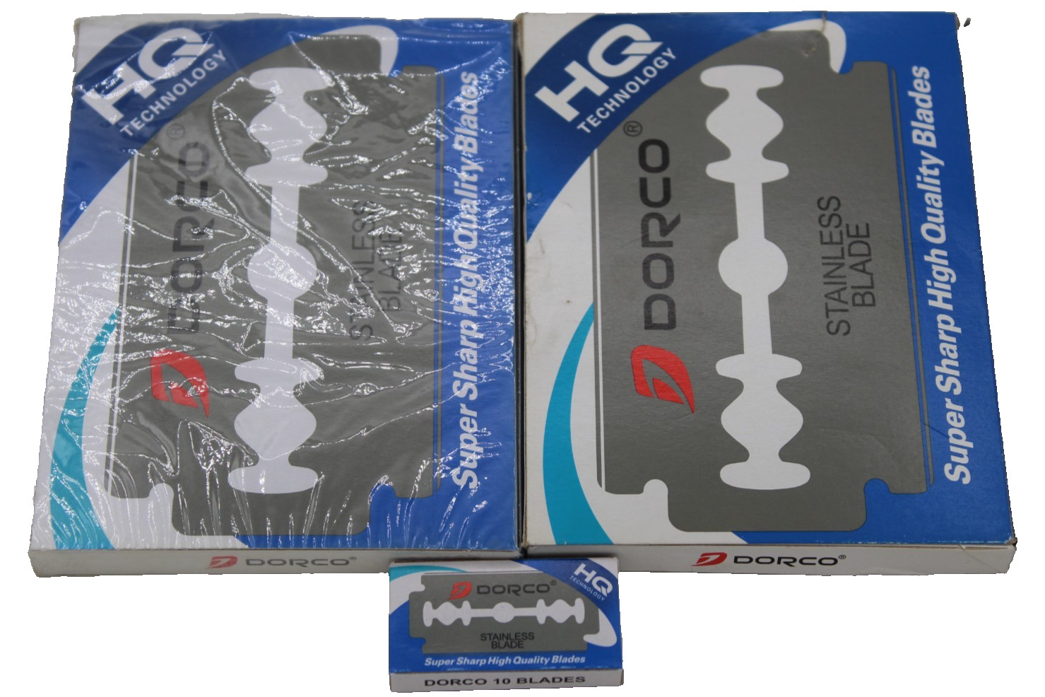 Dorco Platinum ST300 Razor Blades - 100 Double Edge Blades (2 Sets = 200 Blades)