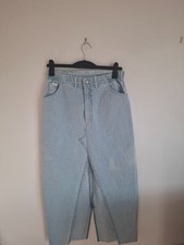 lee knee length denim skirt size 12 - 14