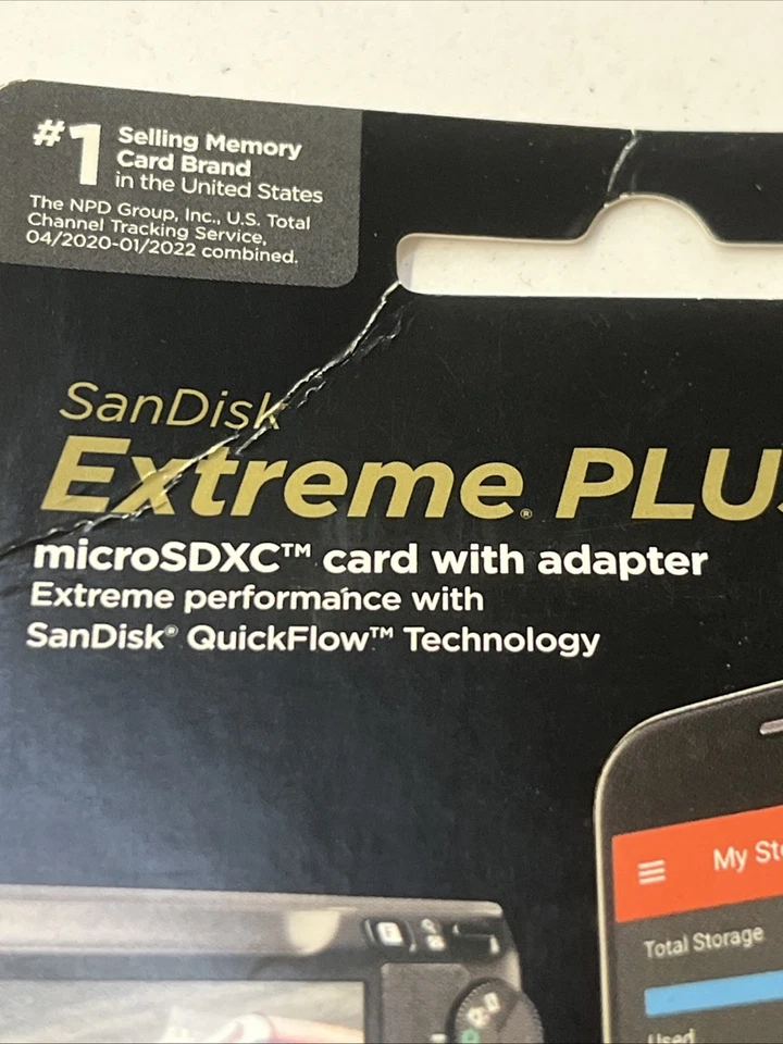 New SanDisk Extreme Plus 128GB microSDXC Card With Adapter - Image 4 of 4