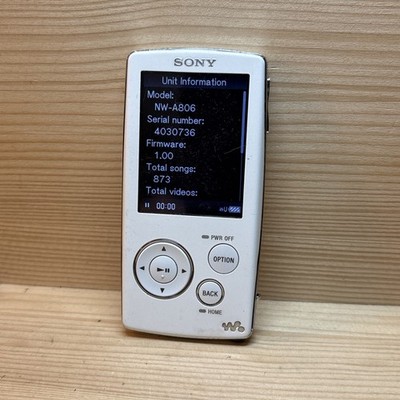 Sony NW-A806 Walkman Portable Digital Audio Player White Dr Hook