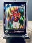 2024 Panini Donruss Optic - Rated Rookie Jayden Daniels #248 Purple Shock Prizm