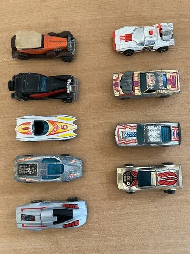 Hot Wheels Hong Kong Gold One Space Cop Science Friction Duesenberg 1969-70s lot