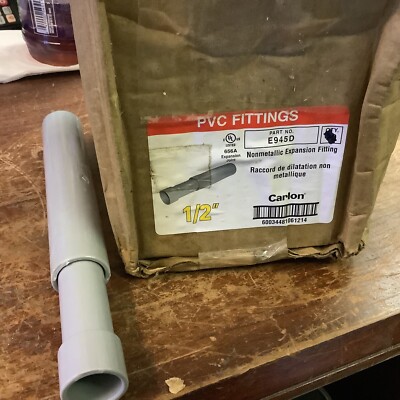 Carlon E945D 1/2  Schedule 40 PVC Conduit Expansion Fitiing 