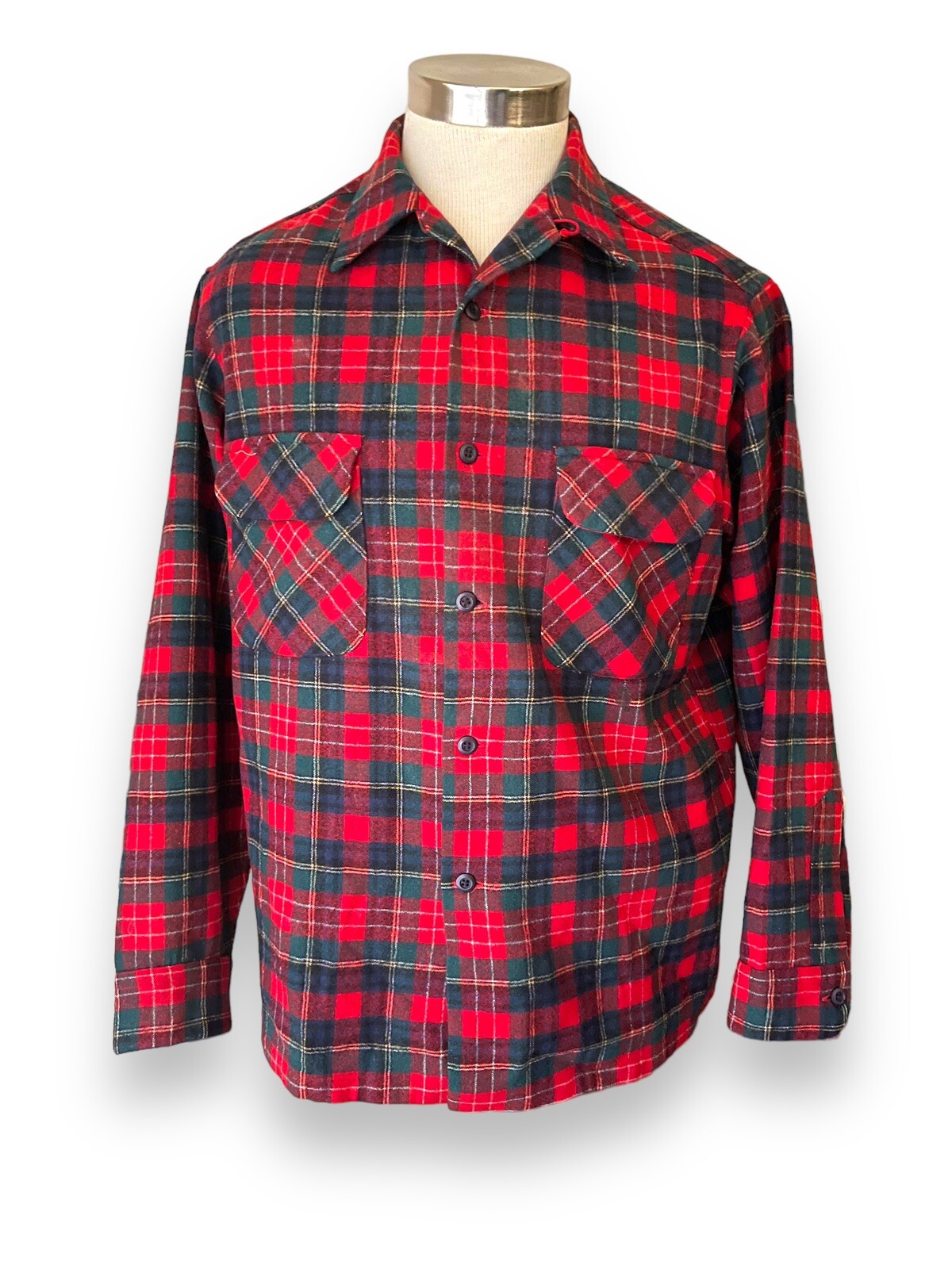 PENDLETON Board Shirt Jacket Shacket Multi Red Pl… - image 1