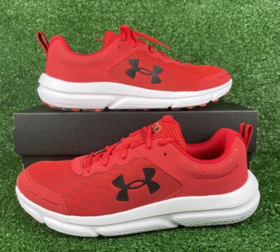 Under Armour Men's UA Charged Assert 10 Shoes Casual 3026175-600 Red Size 9.5