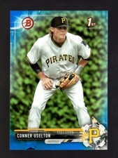 2017 BOWMAN DRAFT BLUE BD81 CONNER USELTON RC 132/150 PITTSBURGH PIRATES