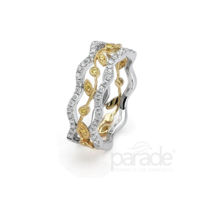 Parade Lyria Leaves Two Toned Ring  BD2169A