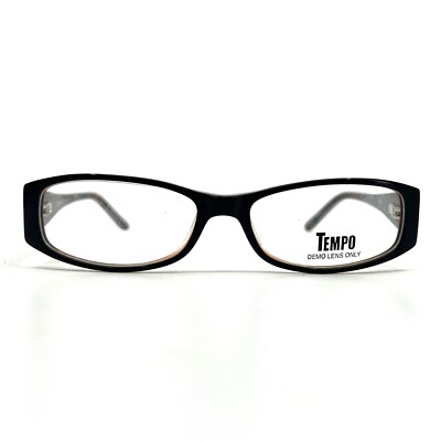 tempo WP 5031 Da Brown Rectangular Full Rim eyeglasses Frames 52[]16 130 mm
