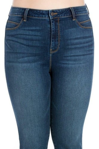 Cello High Rise Skinny Jeans - Dark Denim - Plus Size - Bild 3 von 6